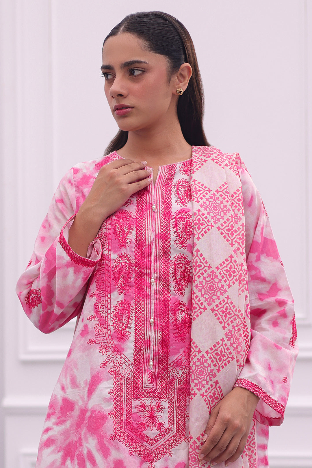 Zellbury | Summer Pret | Embroidered Kurta Dupatta - 2071