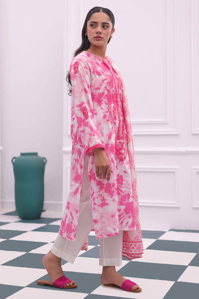 Zellbury | Summer Pret | Embroidered Kurta Dupatta - 2071 -  Zellbury Women Essential Pret - Original Designer Dress - House of Maryam