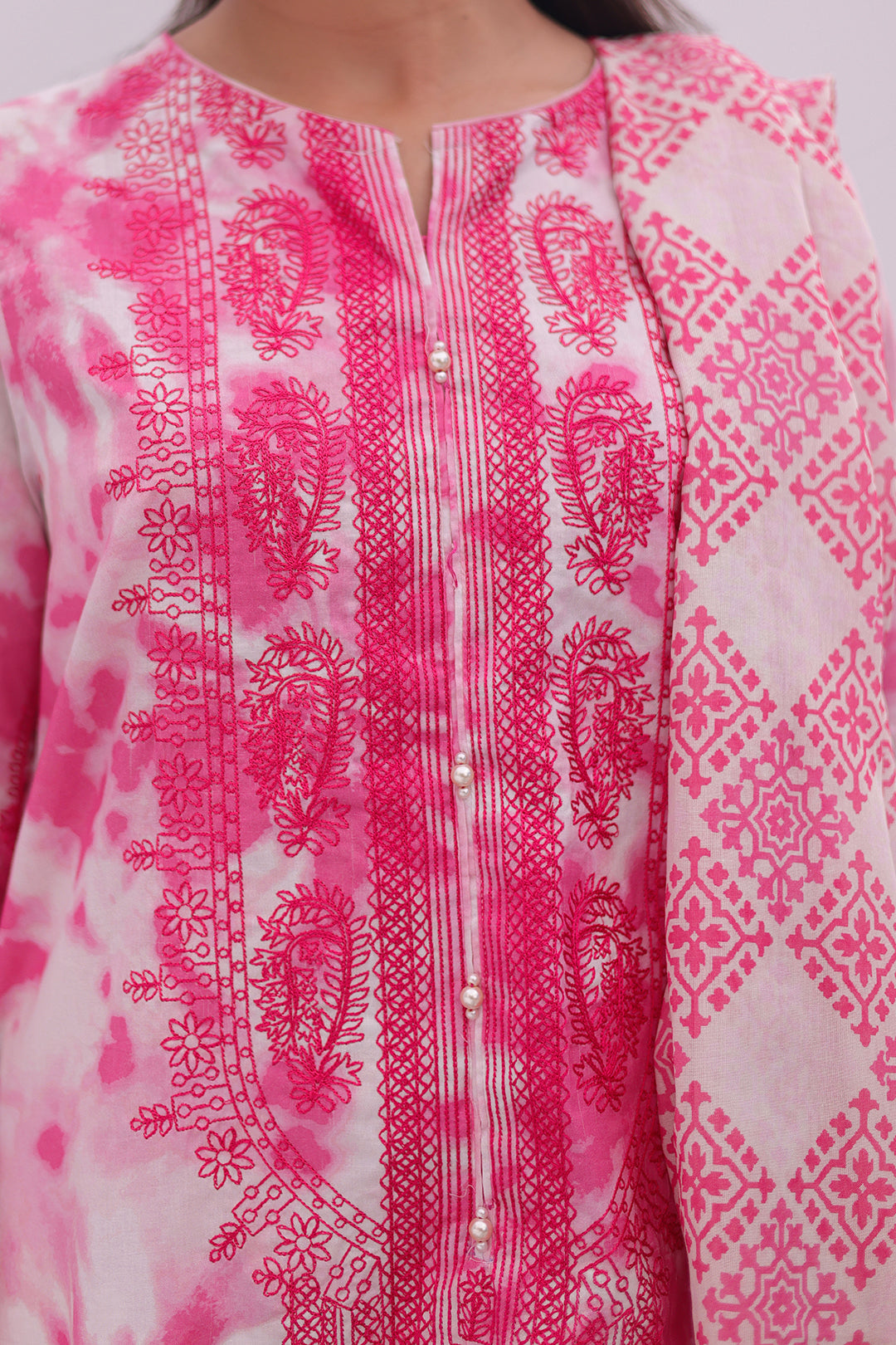 Zellbury | Summer Pret | Embroidered Kurta Dupatta - 2071 -  Zellbury Women Essential Pret - Original Designer Dress - House of Maryam