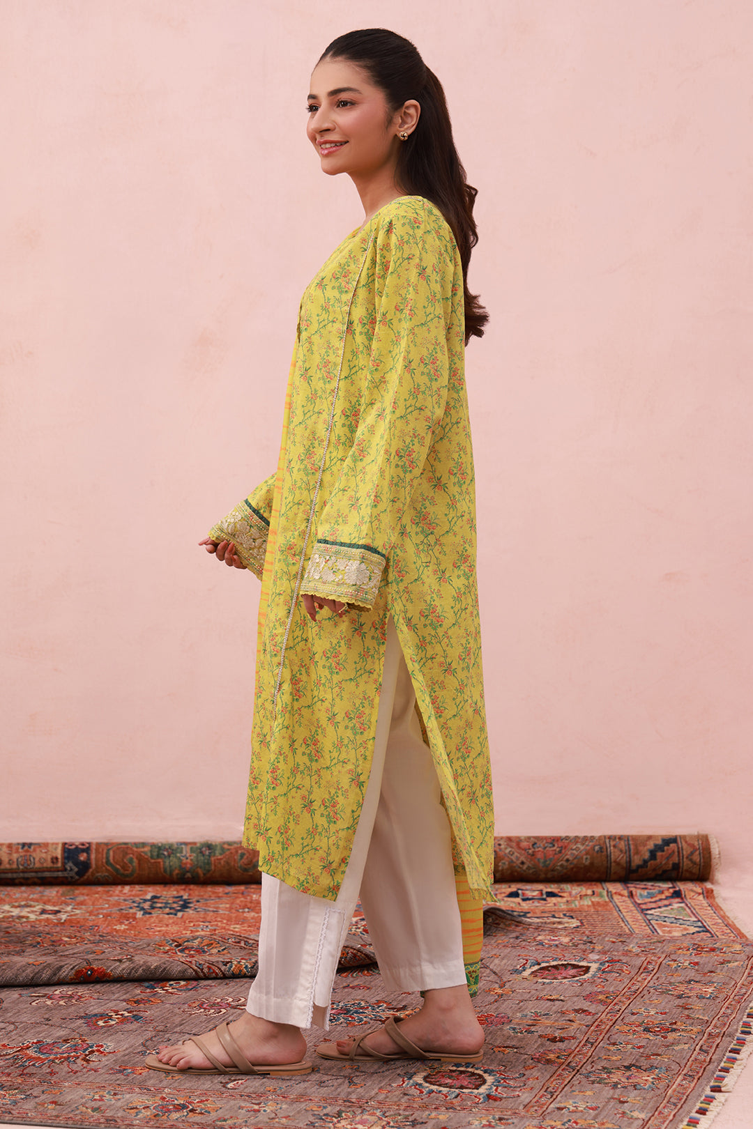 Zellbury | Summer Pret | Embroidered Kurta Dupatta - 2074 -  Zellbury Women Essential Pret - Original Designer Dress - House of Maryam
