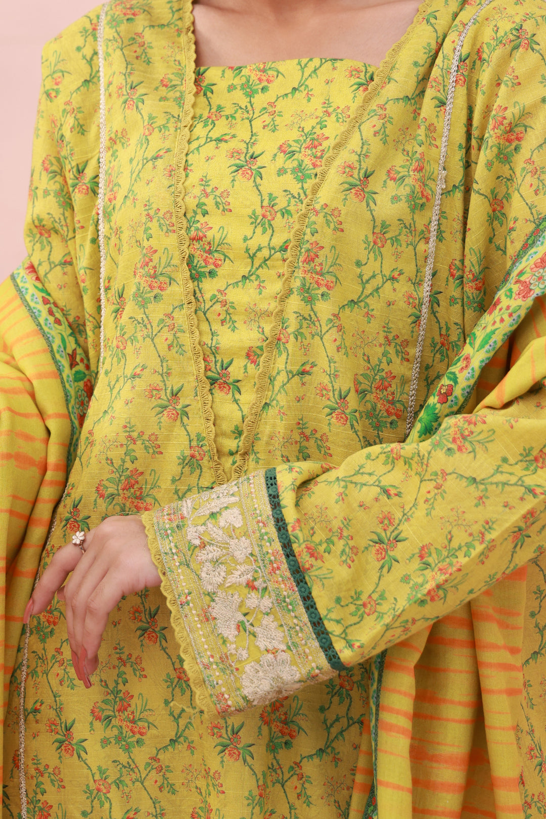 Zellbury | Summer Pret | Embroidered Kurta Dupatta - 2074 -  Zellbury Women Essential Pret - Original Designer Dress - House of Maryam