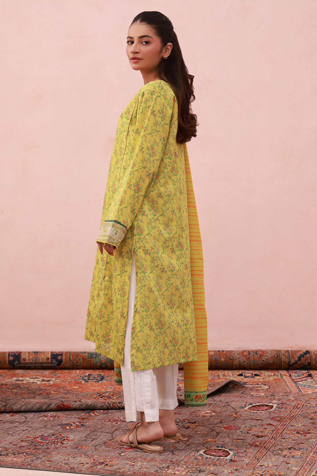 Zellbury | Summer Pret | Embroidered Kurta Dupatta - 2074 -  Zellbury Women Essential Pret - Original Designer Dress - House of Maryam