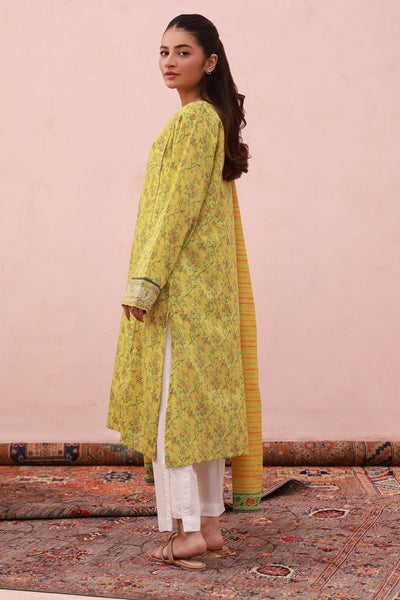 Zellbury | Summer Pret | Embroidered Kurta Dupatta - 2074 -  Zellbury Women Essential Pret - Original Designer Dress - House of Maryam