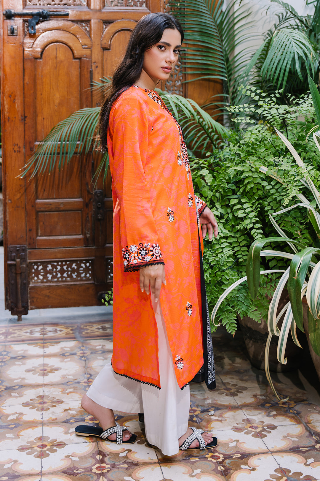 Zellbury | Summer Pret | Embroidered Kurta Dupatta - 2077 -  Zellbury Women Essential Pret - Original Designer Dress - House of Maryam