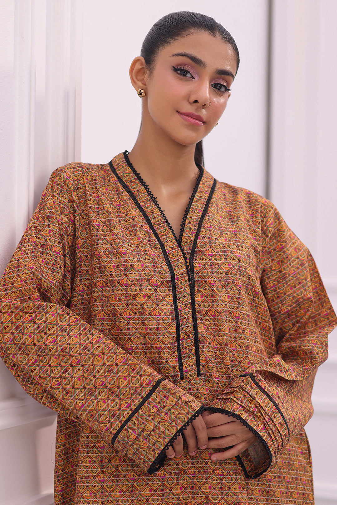 Zellbury | Summer Pret | Kurta Trouser - 2078 -  Zellbury Women Essential Pret - Original Designer Dress - House of Maryam
