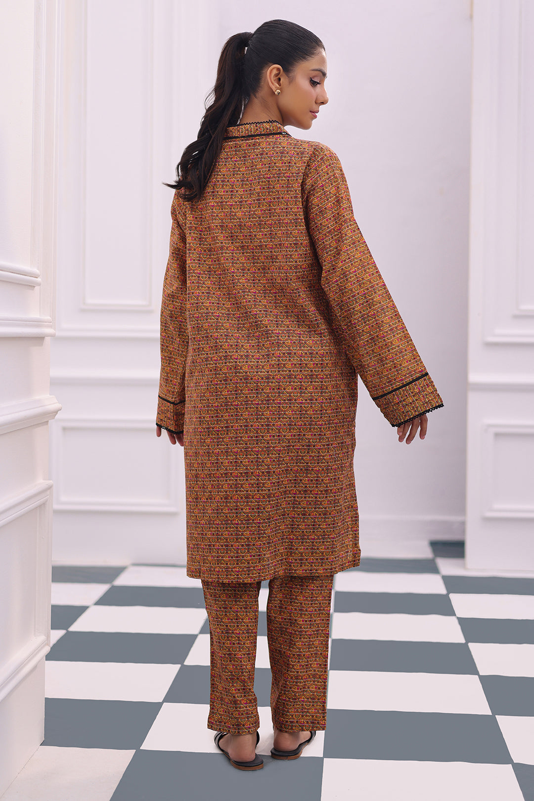 Zellbury | Summer Pret | Kurta Trouser - 2078 -  Zellbury Women Essential Pret - Original Designer Dress - House of Maryam