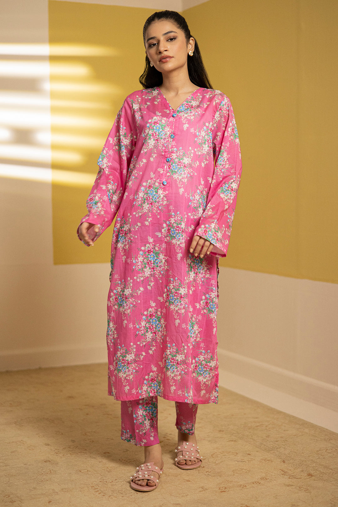 Zellbury | Summer Pret | Kurta Trouser - 2079 -  Zellbury Women Essential Pret - Original Designer Dress - House of Maryam