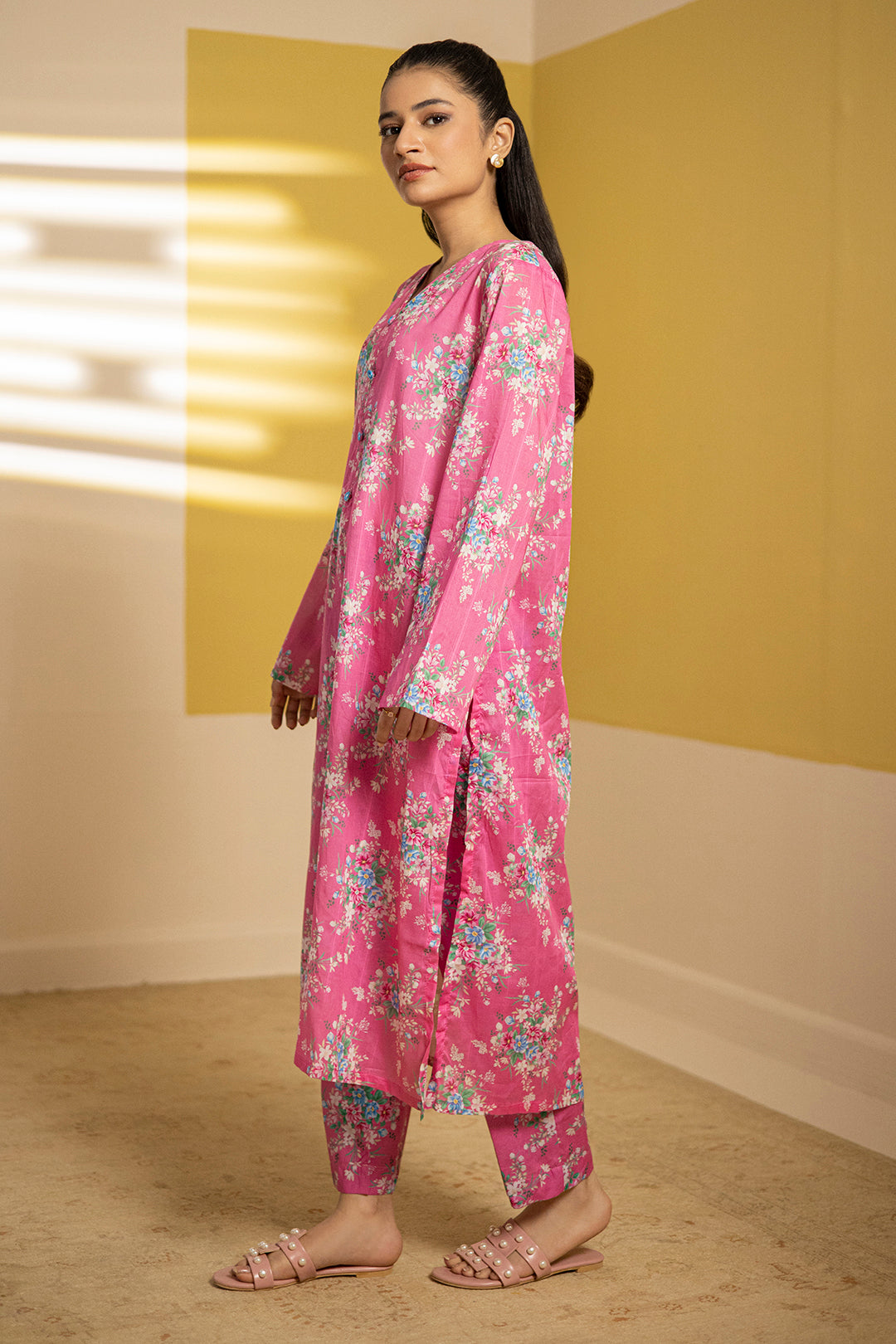 Zellbury | Summer Pret | Kurta Trouser - 2079 -  Zellbury Women Essential Pret - Original Designer Dress - House of Maryam
