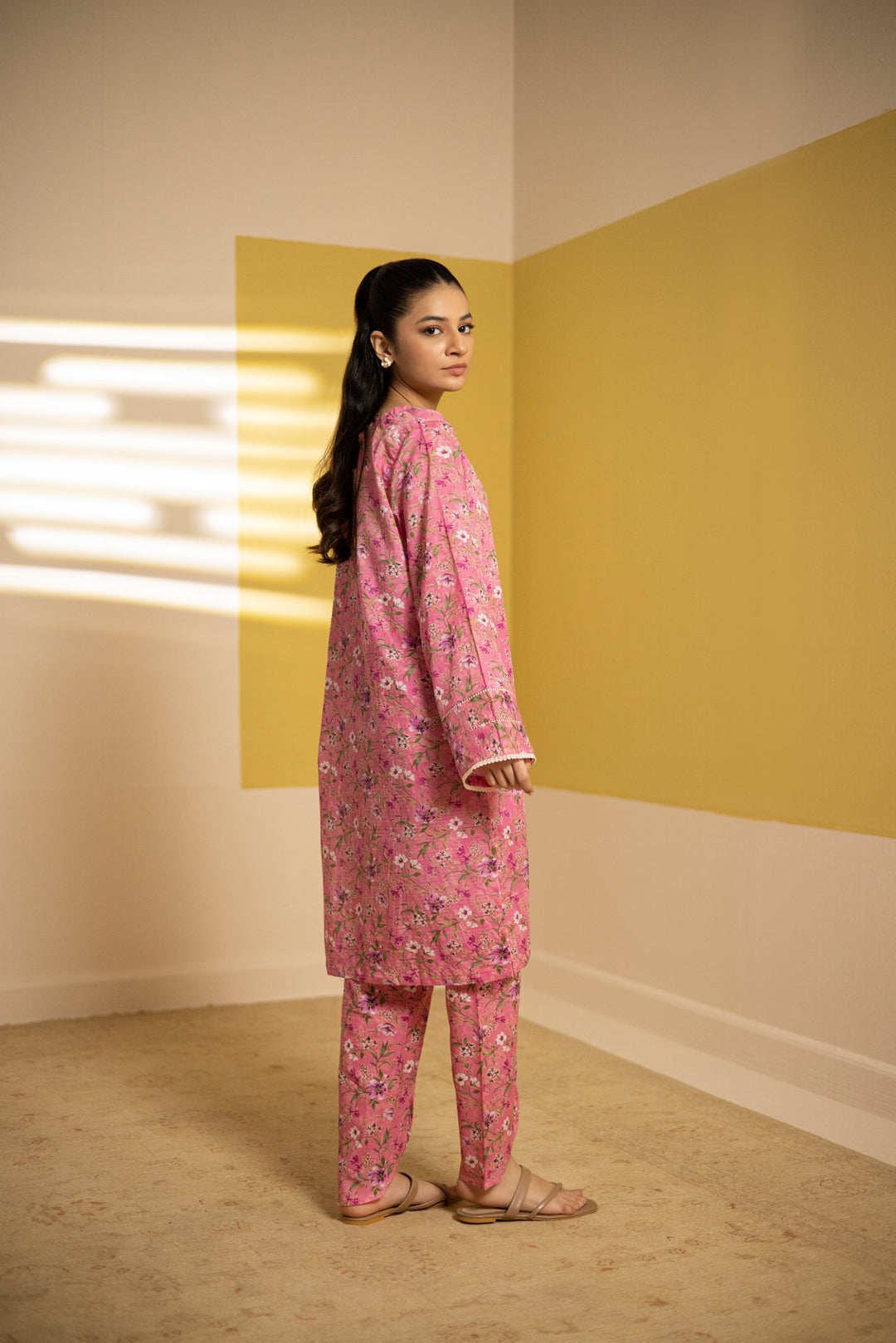 Zellbury | Summer Pret | Kurta Trouser - 2084 -  Zellbury Women Essential Pret - Original Designer Dress - House of Maryam