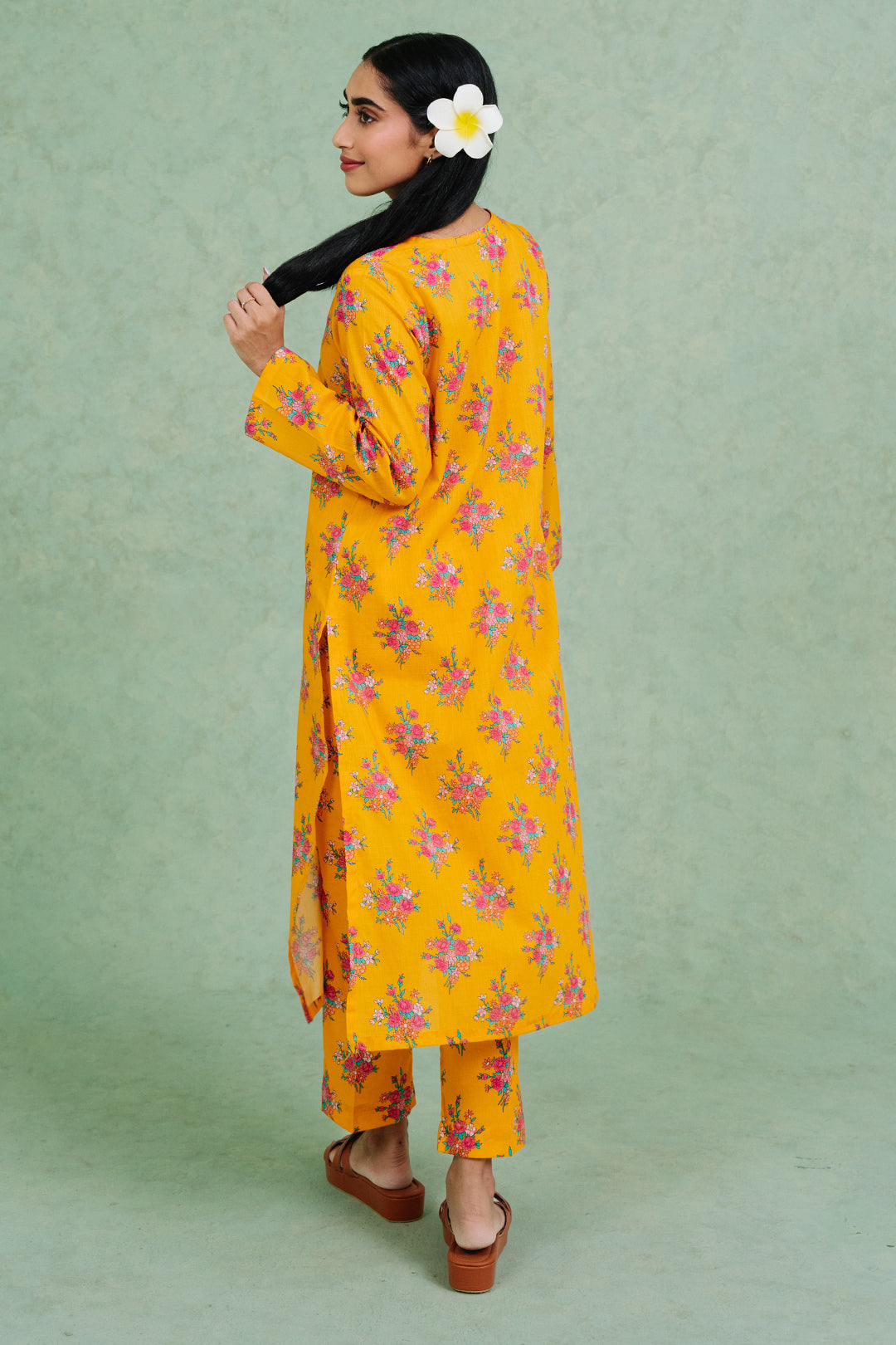 Zellbury | Summer Pret | Kurta Trouser - 2085 -  Zellbury Women Essential Pret - Original Designer Dress - House of Maryam