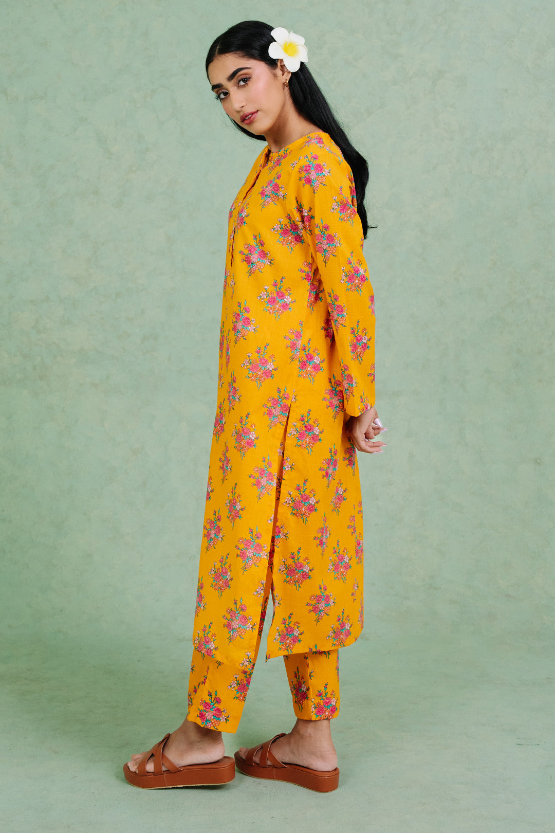 Zellbury | Summer Pret | Kurta Trouser - 2085 -  Zellbury Women Essential Pret - Original Designer Dress - House of Maryam