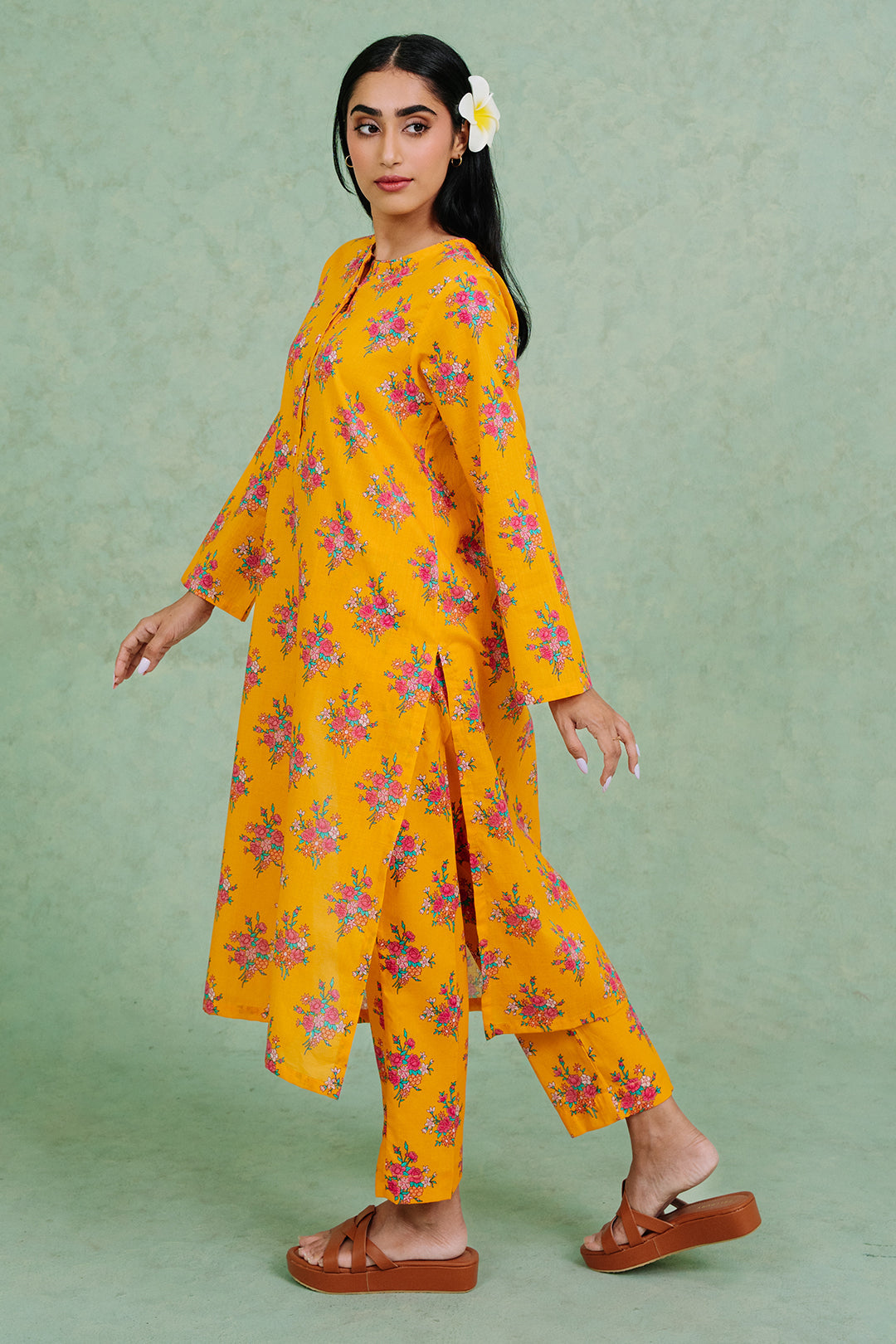 Zellbury | Summer Pret | Kurta Trouser - 2085 -  Zellbury Women Essential Pret - Original Designer Dress - House of Maryam