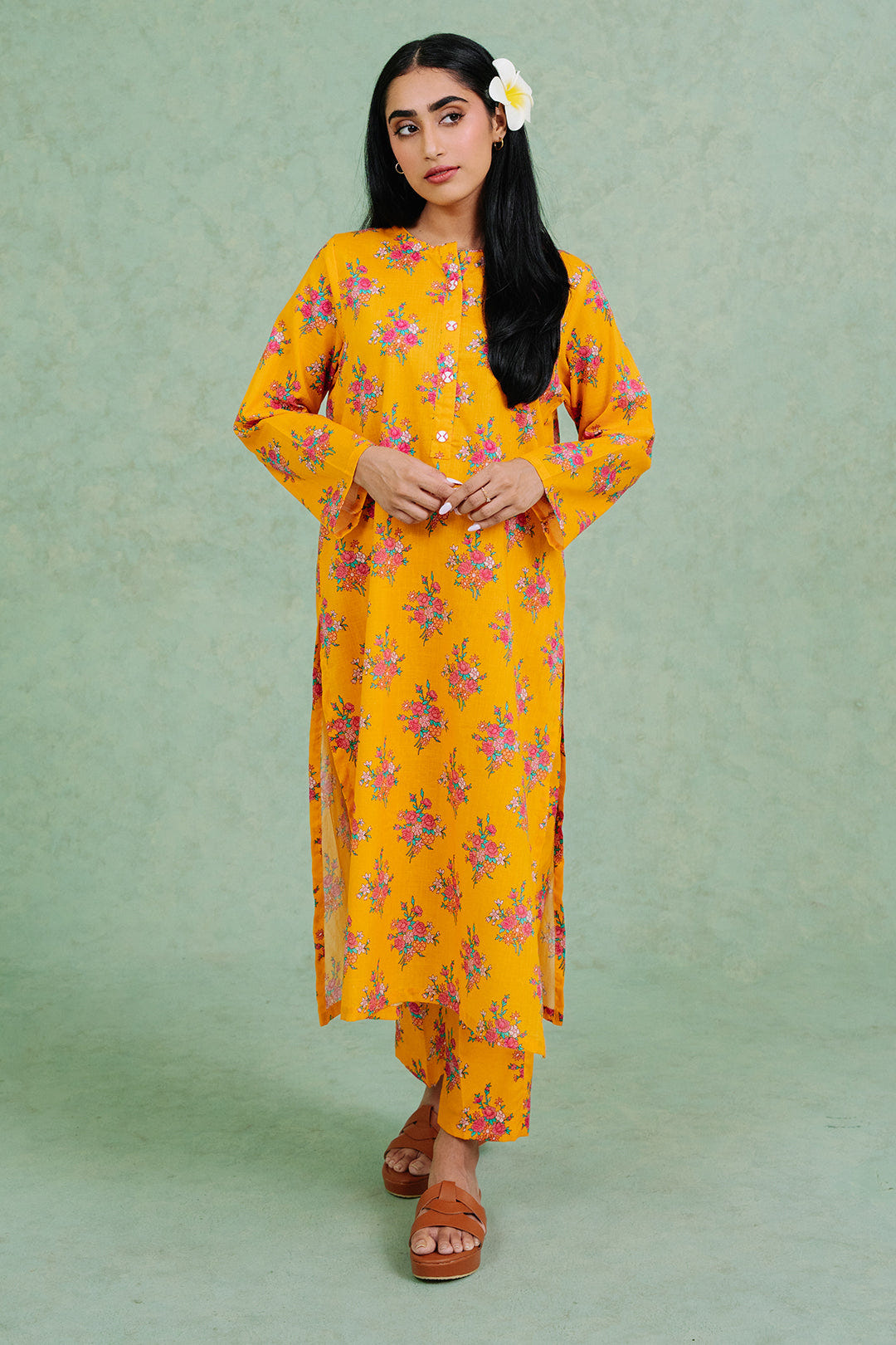 Zellbury | Summer Pret | Kurta Trouser - 2085 -  Zellbury Women Essential Pret - Original Designer Dress - House of Maryam