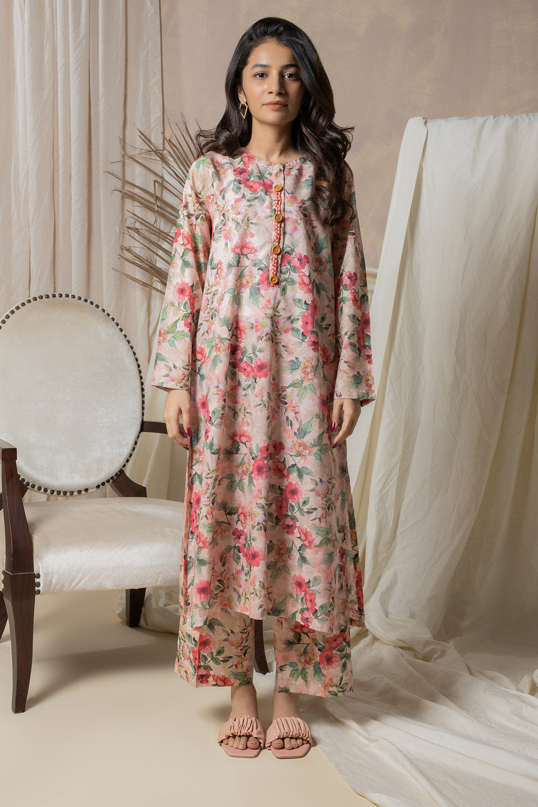 Zellbury | Summer Pret | Kurta Trouser - 2091 -  Zellbury Women Essential Pret - Original Designer Dress - House of Maryam