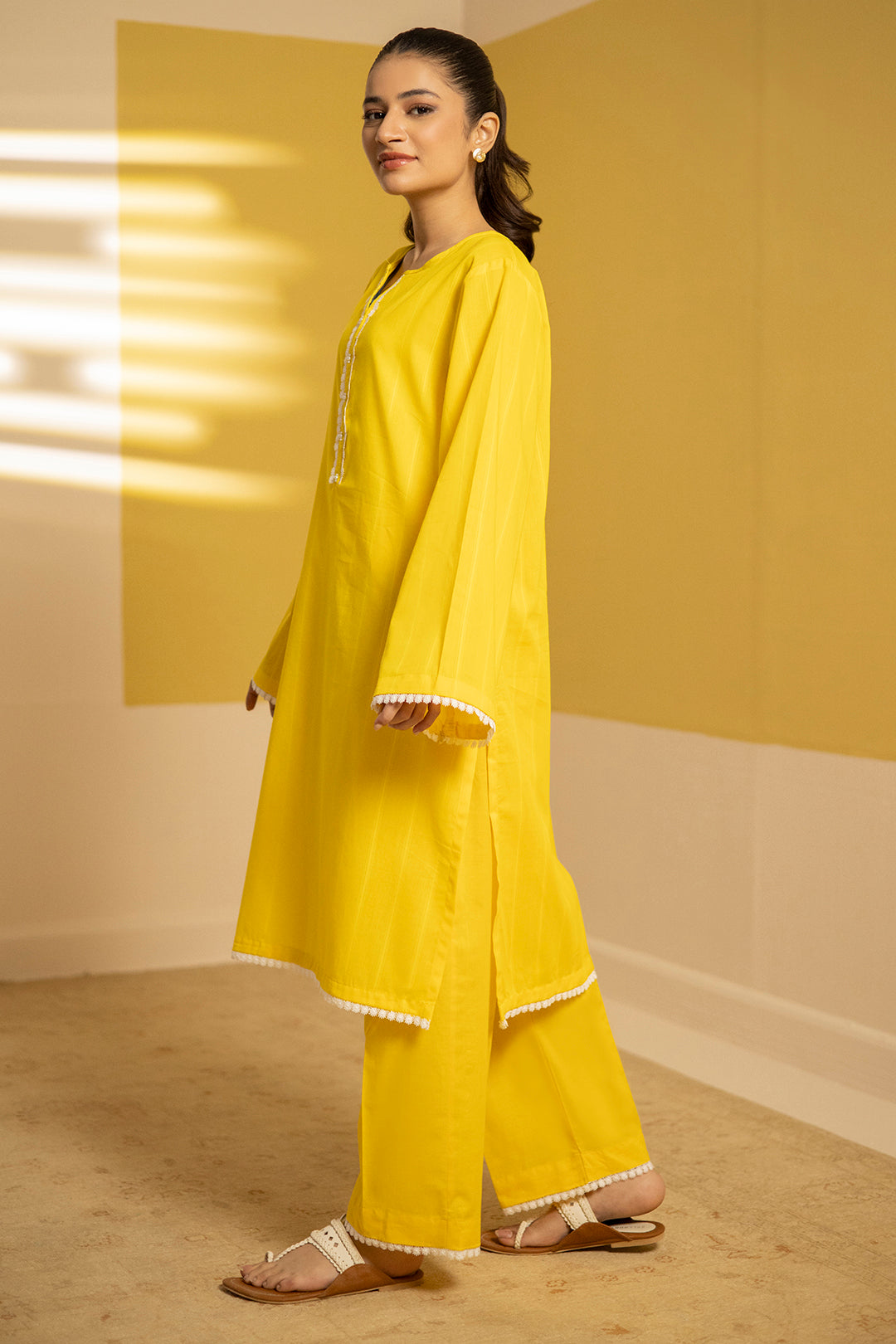 Zellbury | Summer Pret | Kurta Trouser - 2093 -  Zellbury Women Essential Pret - Original Designer Dress - House of Maryam