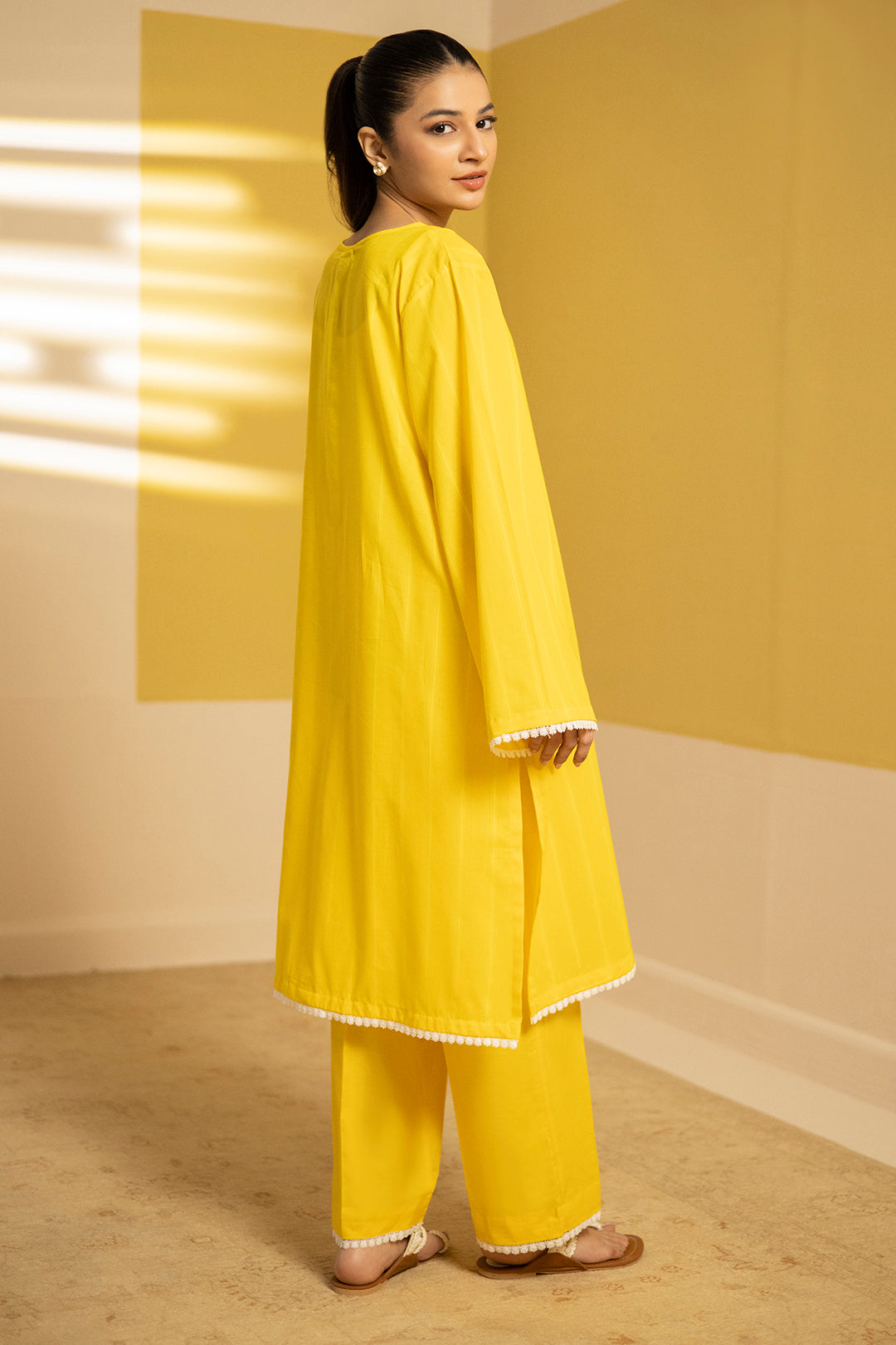 Zellbury | Summer Pret | Kurta Trouser - 2093 -  Zellbury Women Essential Pret - Original Designer Dress - House of Maryam