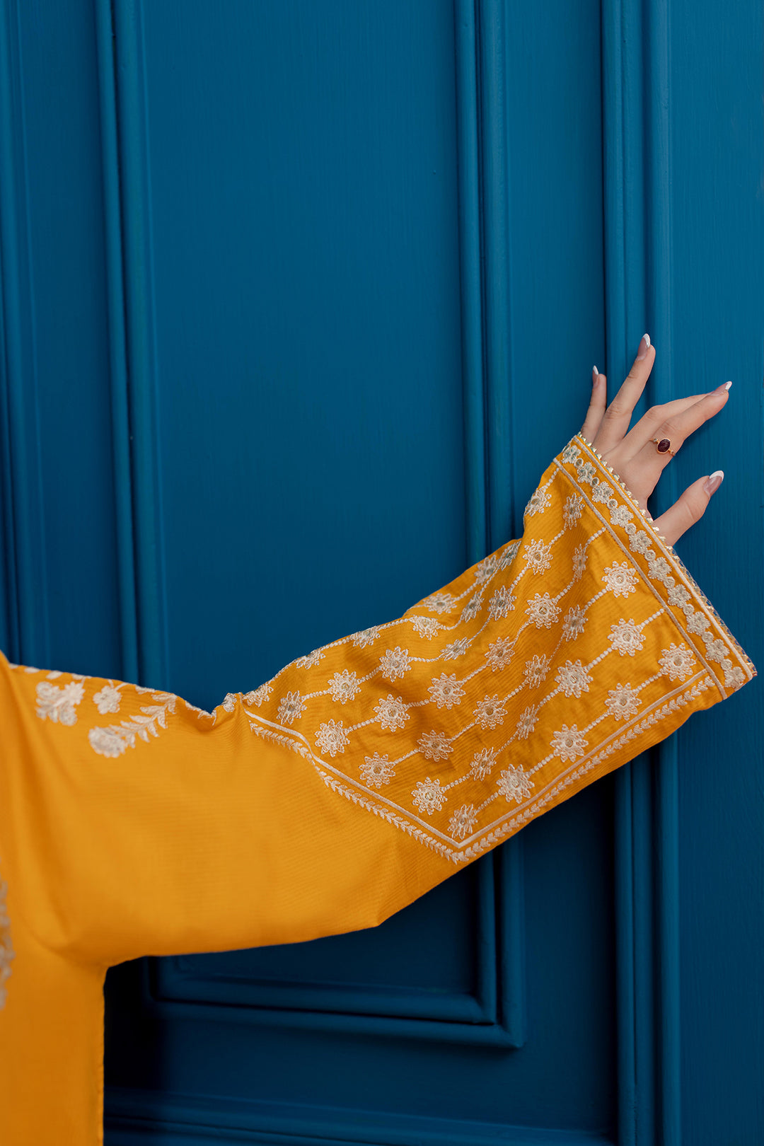 Zellbury | Summer Pret | Embroidered Kurta Trouser - 2122 -  Zellbury Women Signature Pret - Original Designer Dress - House of Maryam