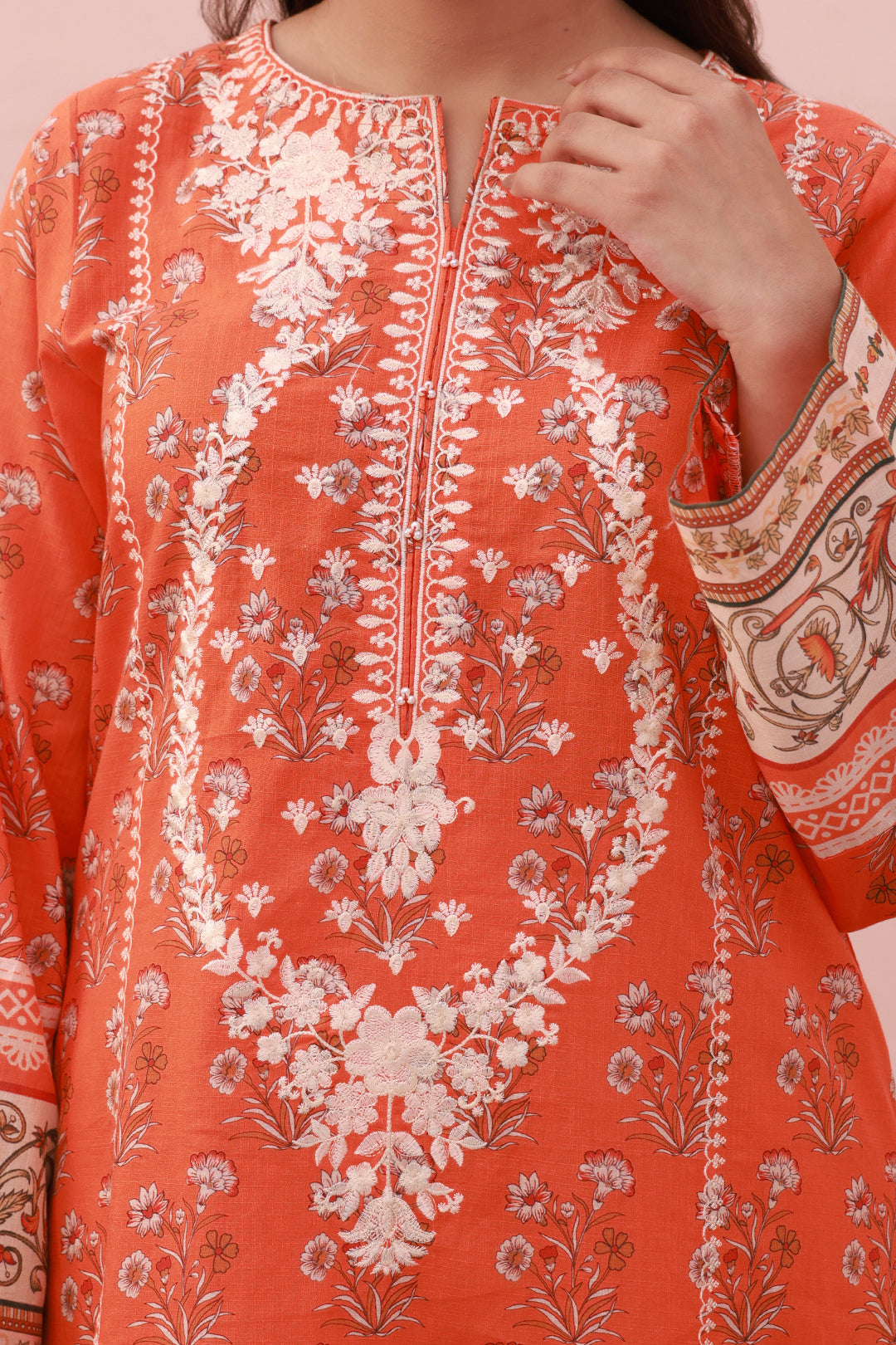Zellbury | Summer Pret | Embroidered Kurta Dupatta Trouser - 1962 -  Zellbury Women Essential Pret - Original Designer Dress - House of Maryam