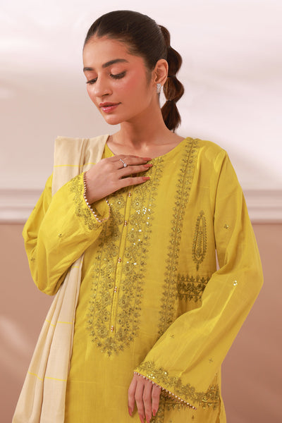 Zellbury | Summer Pret | Embroidered Kurta Dupatta Trouser - 1963 -  Zellbury Women Essential Pret - Original Designer Dress - House of Maryam