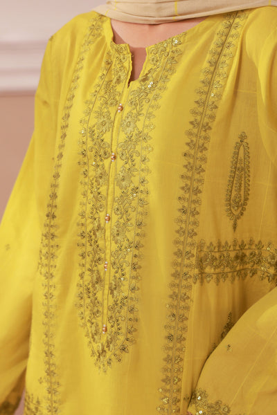 Zellbury | Summer Pret | Embroidered Kurta Dupatta Trouser - 1963 -  Zellbury Women Essential Pret - Original Designer Dress - House of Maryam