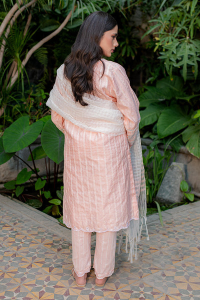 Zellbury | Summer Pret | Embroidered Kurta Dupatta Trouser - 2001 -  Zellbury Women Signature Pret - Original Designer Dress - House of Maryam