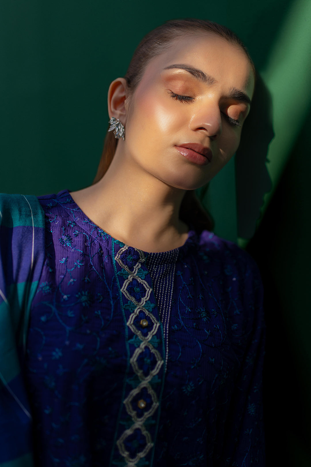 Zellbury | Summer Pret | Embroidered Kurta Dupatta Trouser - 2004 -  Zellbury Women Signature Pret - Original Designer Dress - House of Maryam