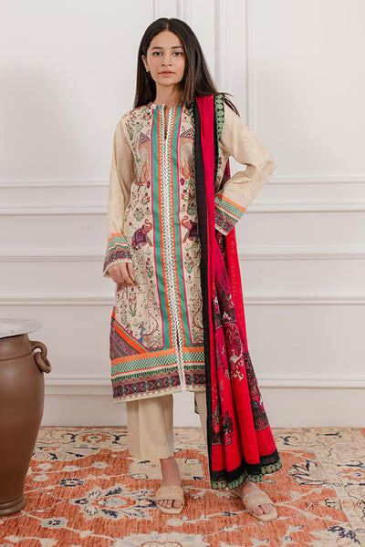 Zellbury | Summer Pret | Kurta Dupatta Trouser - 2098 -  Zellbury Women Essential Pret - Original Designer Dress - House of Maryam