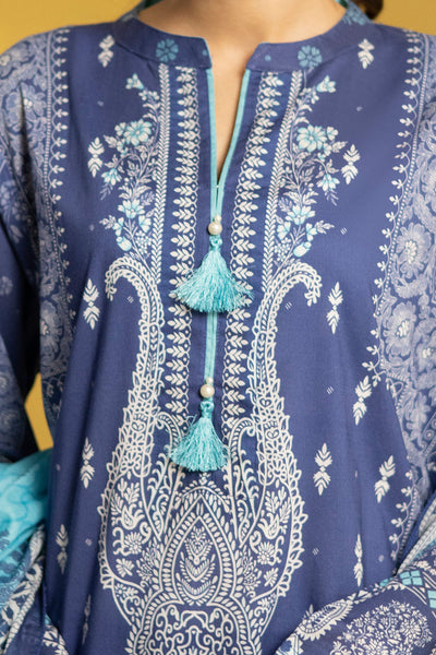 Zellbury | Summer Pret | Kurta Dupatta Trouser - 2102 -  Zellbury Women Essential Pret - Original Designer Dress - House of Maryam