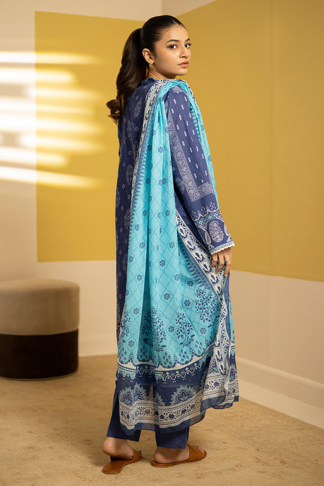Zellbury | Summer Pret | Kurta Dupatta Trouser - 2102 -  Zellbury Women Essential Pret - Original Designer Dress - House of Maryam