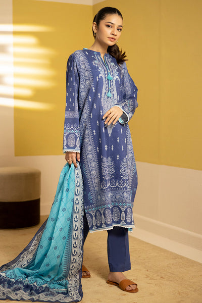 Zellbury | Summer Pret | Kurta Dupatta Trouser - 2102 -  Zellbury Women Essential Pret - Original Designer Dress - House of Maryam