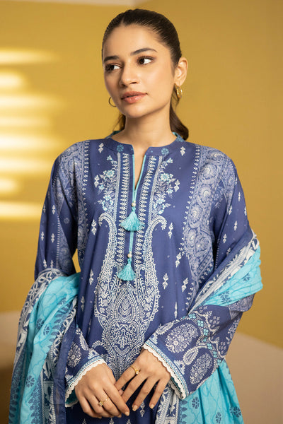 Zellbury | Summer Pret | Kurta Dupatta Trouser - 2102 -  Zellbury Women Essential Pret - Original Designer Dress - House of Maryam