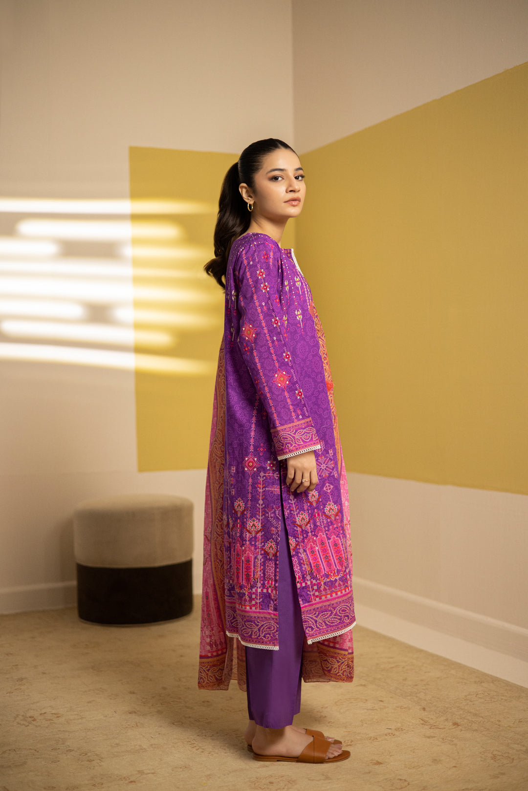 Zellbury | Summer Pret | Kurta Dupatta Trouser - 2110 -  Zellbury Women Essential Pret - Original Designer Dress - House of Maryam