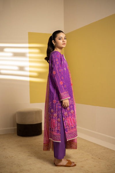 Zellbury | Summer Pret | Kurta Dupatta Trouser - 2110 -  Zellbury Women Essential Pret - Original Designer Dress - House of Maryam