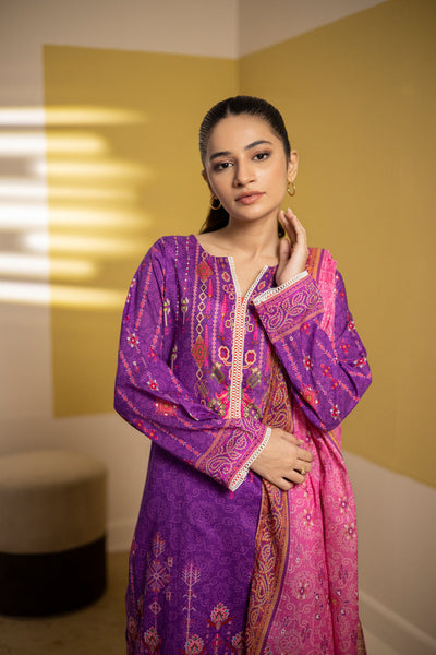 Zellbury | Summer Pret | Kurta Dupatta Trouser - 2110 -  Zellbury Women Essential Pret - Original Designer Dress - House of Maryam