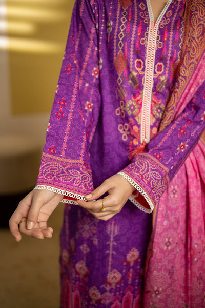 Zellbury | Summer Pret | Kurta Dupatta Trouser - 2110 -  Zellbury Women Essential Pret - Original Designer Dress - House of Maryam