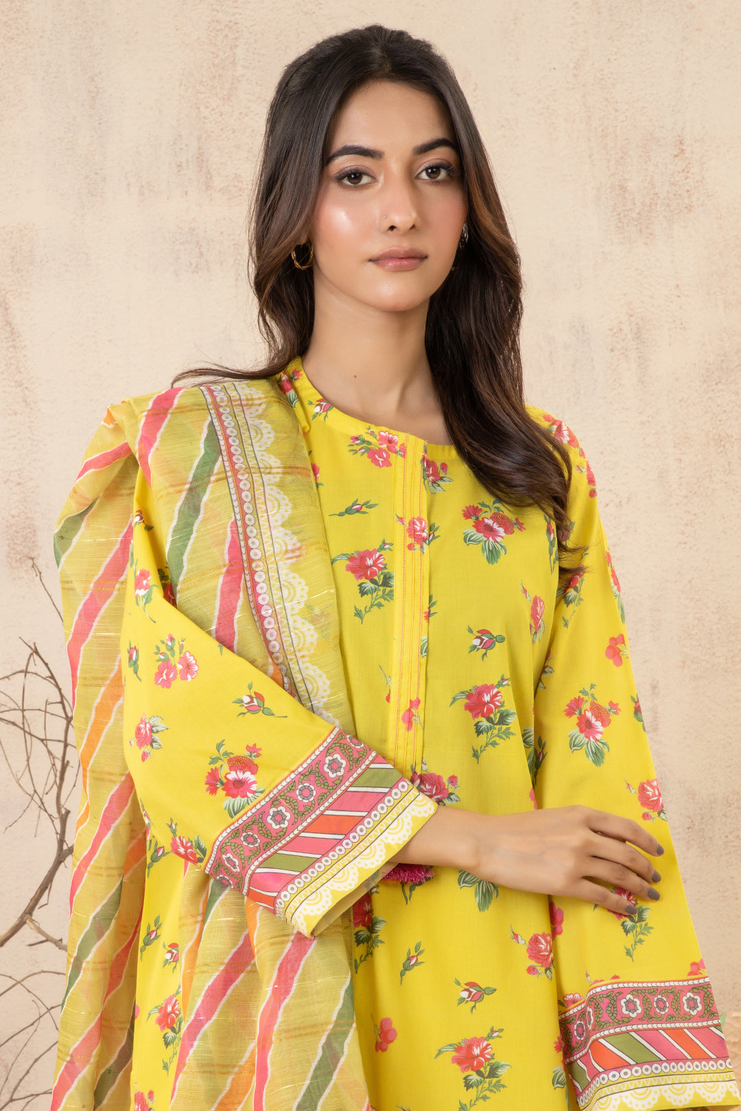 Zellbury | Summer Pret | Kurta Dupatta Trouser - 2111 -  Zellbury Women Essential Pret - Original Designer Dress - House of Maryam