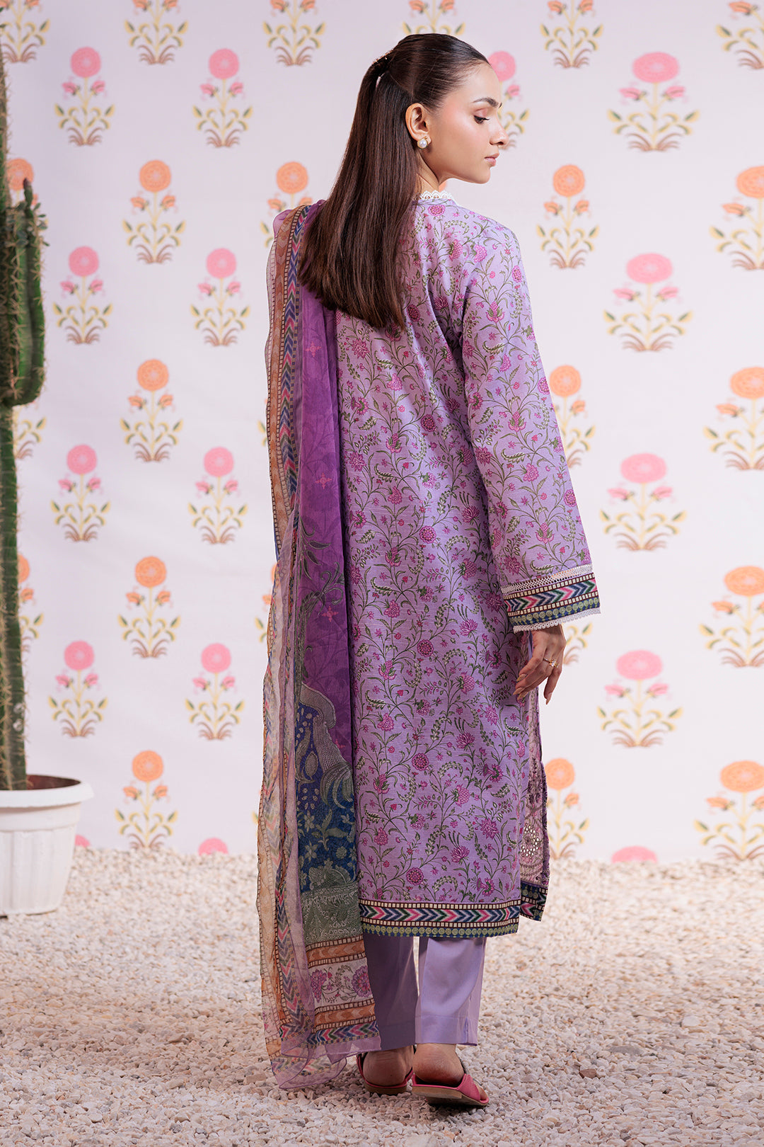 Zellbury | Summer Pret | Embroidered Kurta Dupatta Trouser - 2112 -  Zellbury Women Essential Pret - Original Designer Dress - House of Maryam
