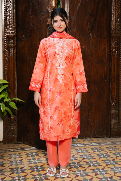 Zellbury | Summer Pret | Embroidered Kurta Dupatta Trouser - 2115 -  Zellbury Women Essential Pret - Original Designer Dress - House of Maryam