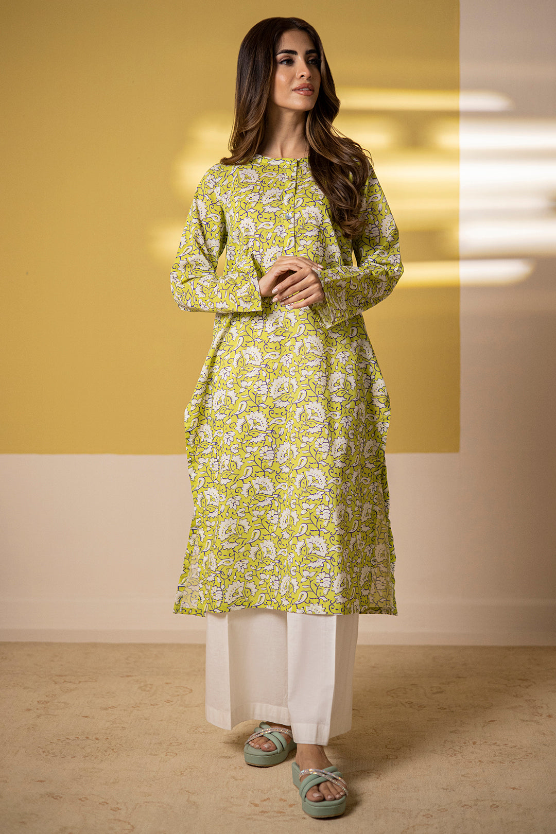 Zellbury | Summer Pret | Kurta - 1401 -  Zellbury Women Essential Pret -  House of Maryam