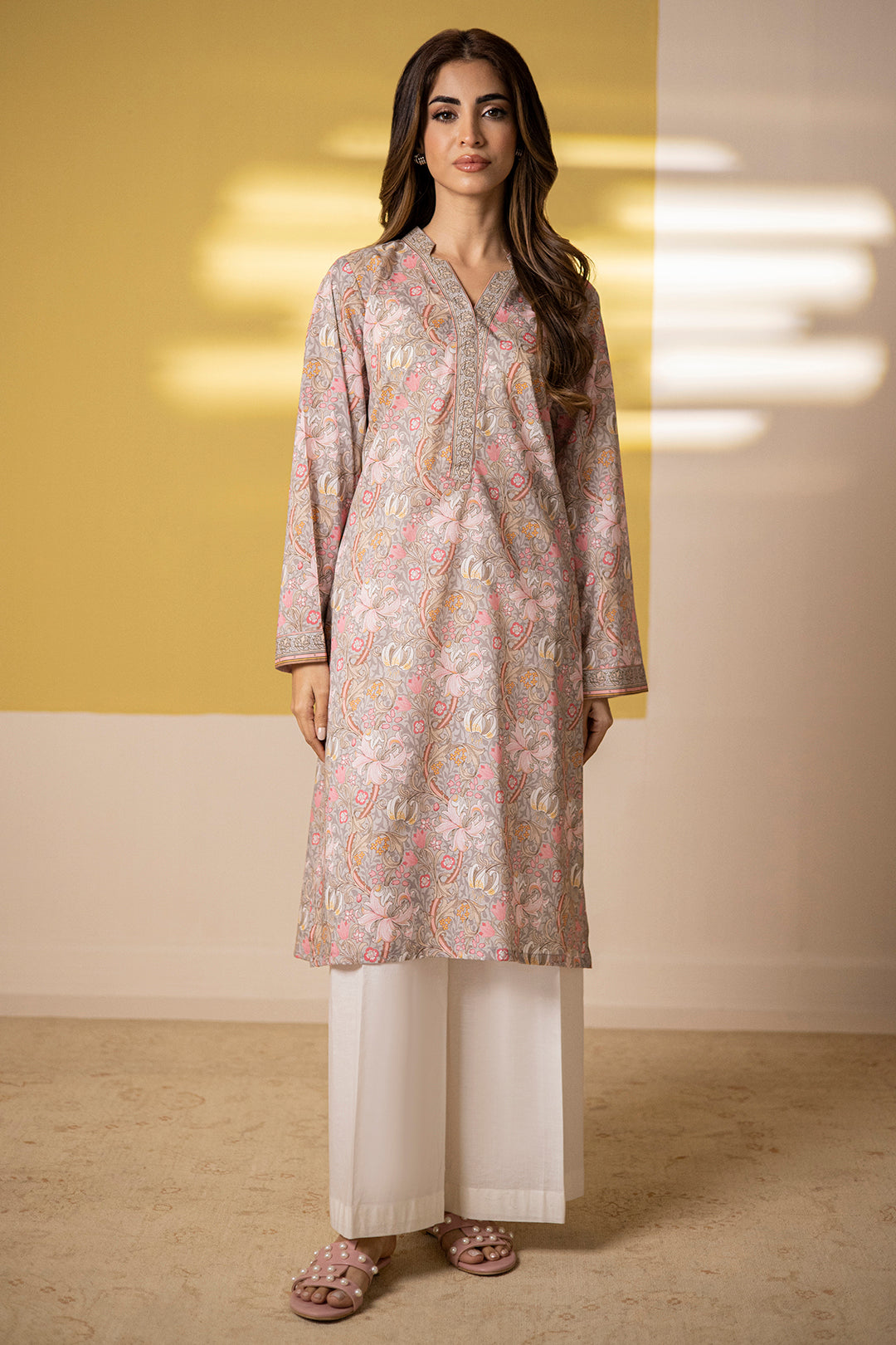 Zellbury | Summer Pret | Kurta - 1404 -  Zellbury Women Essential Pret - Original Designer Dress - House of Maryam