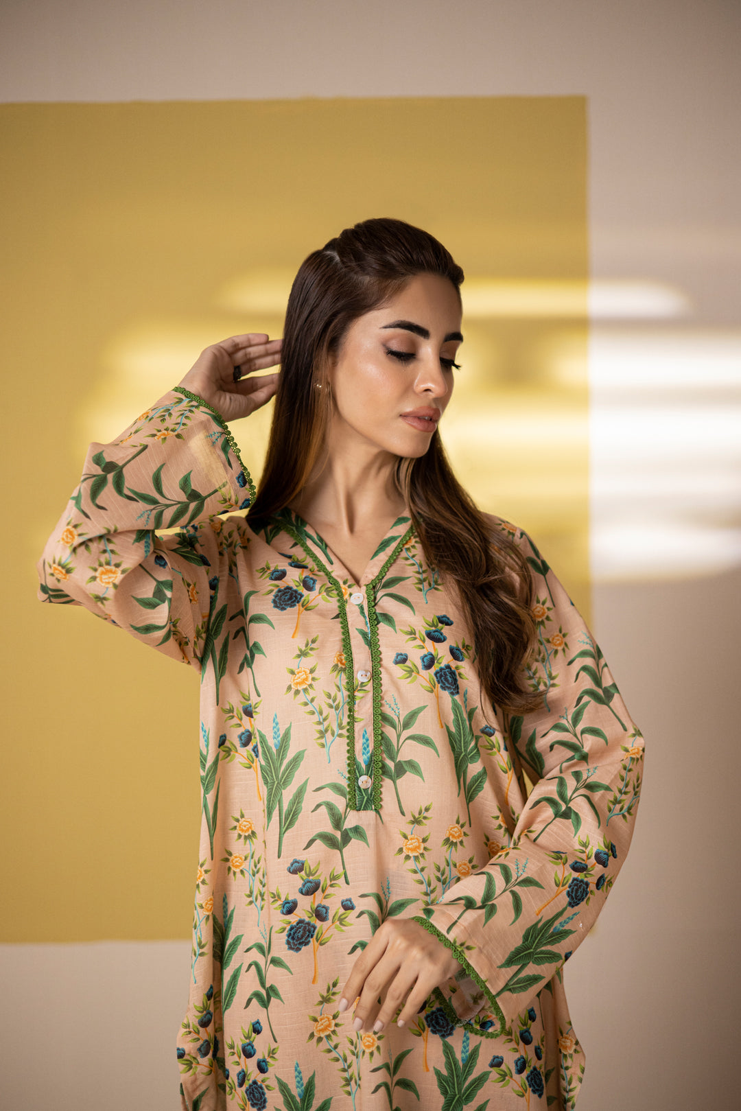 Zellbury | Summer Pret | Kurta Trouser - 1443 -  Zellbury Women Essential Pret - Original Designer Dress - House of Maryam