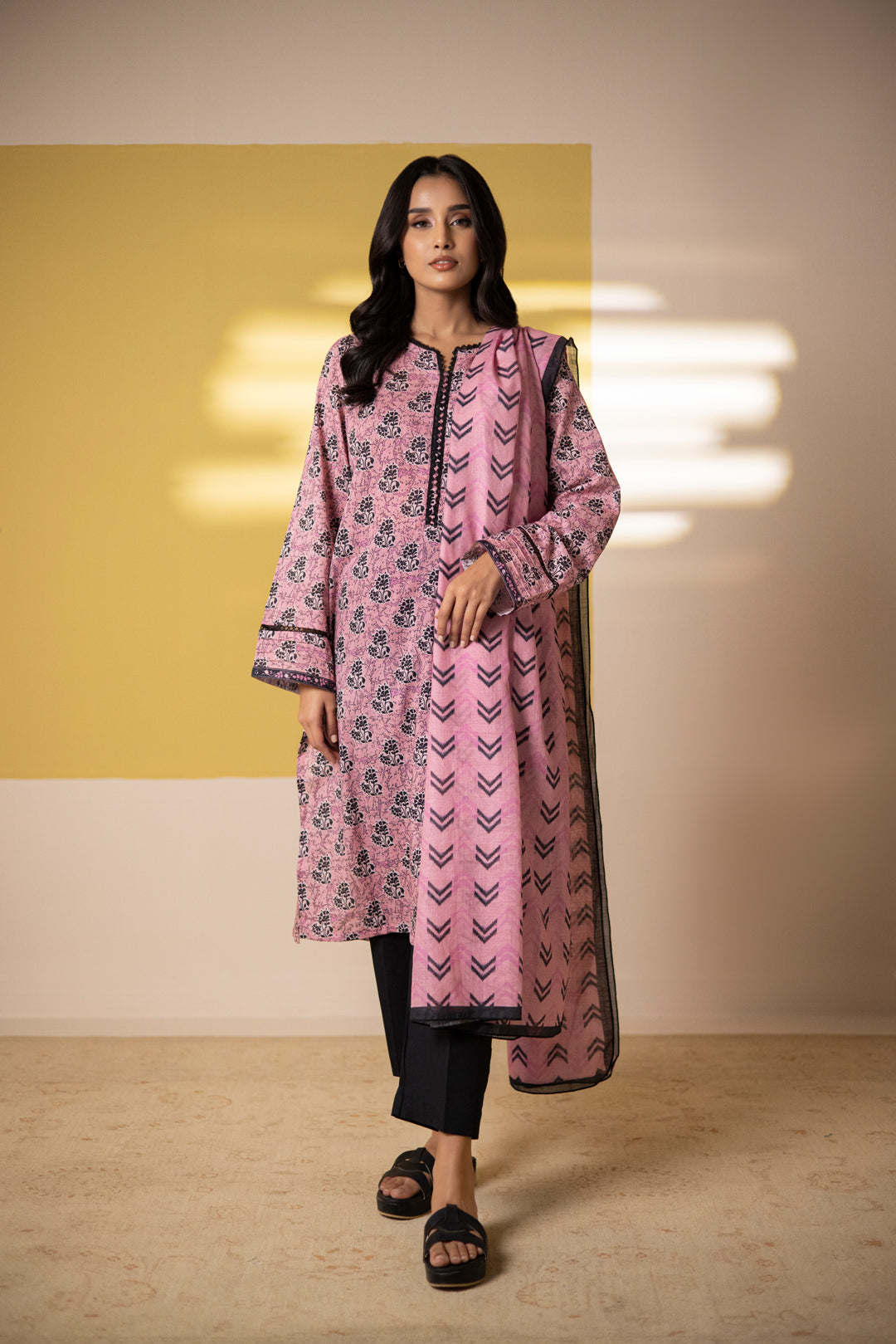 Zellbury | Summer Pret | Kurta Dupatta - 1475 -  Zellbury Women Essential Pret - Original Designer Dress - House of Maryam