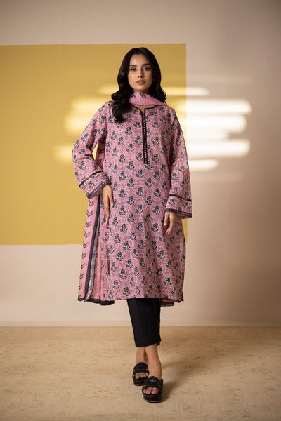 Zellbury | Summer Pret | Kurta Dupatta - 1475 -  Zellbury Women Essential Pret - Original Designer Dress - House of Maryam