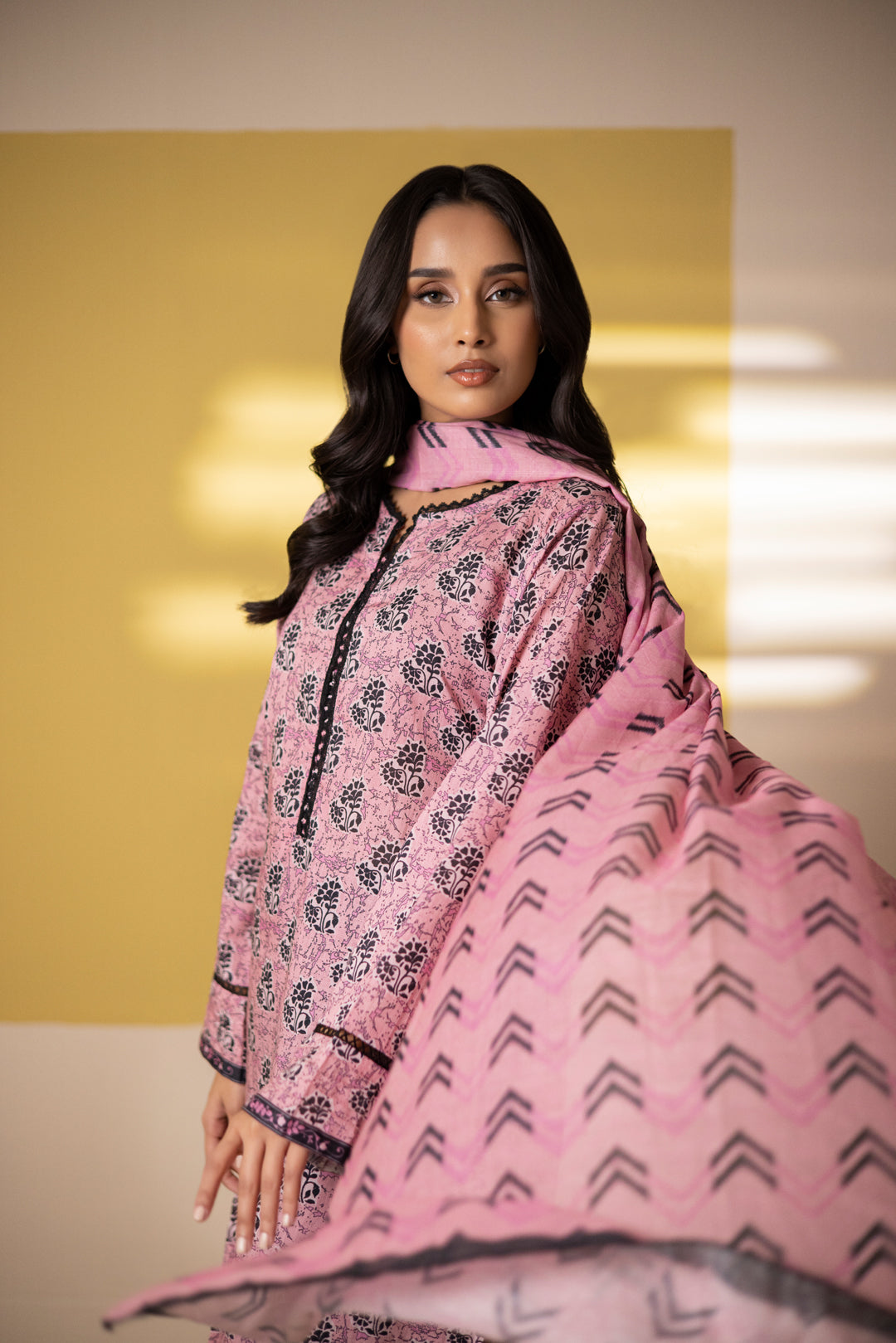 Zellbury | Summer Pret | Kurta Dupatta - 1475 -  Zellbury Women Essential Pret - Original Designer Dress - House of Maryam
