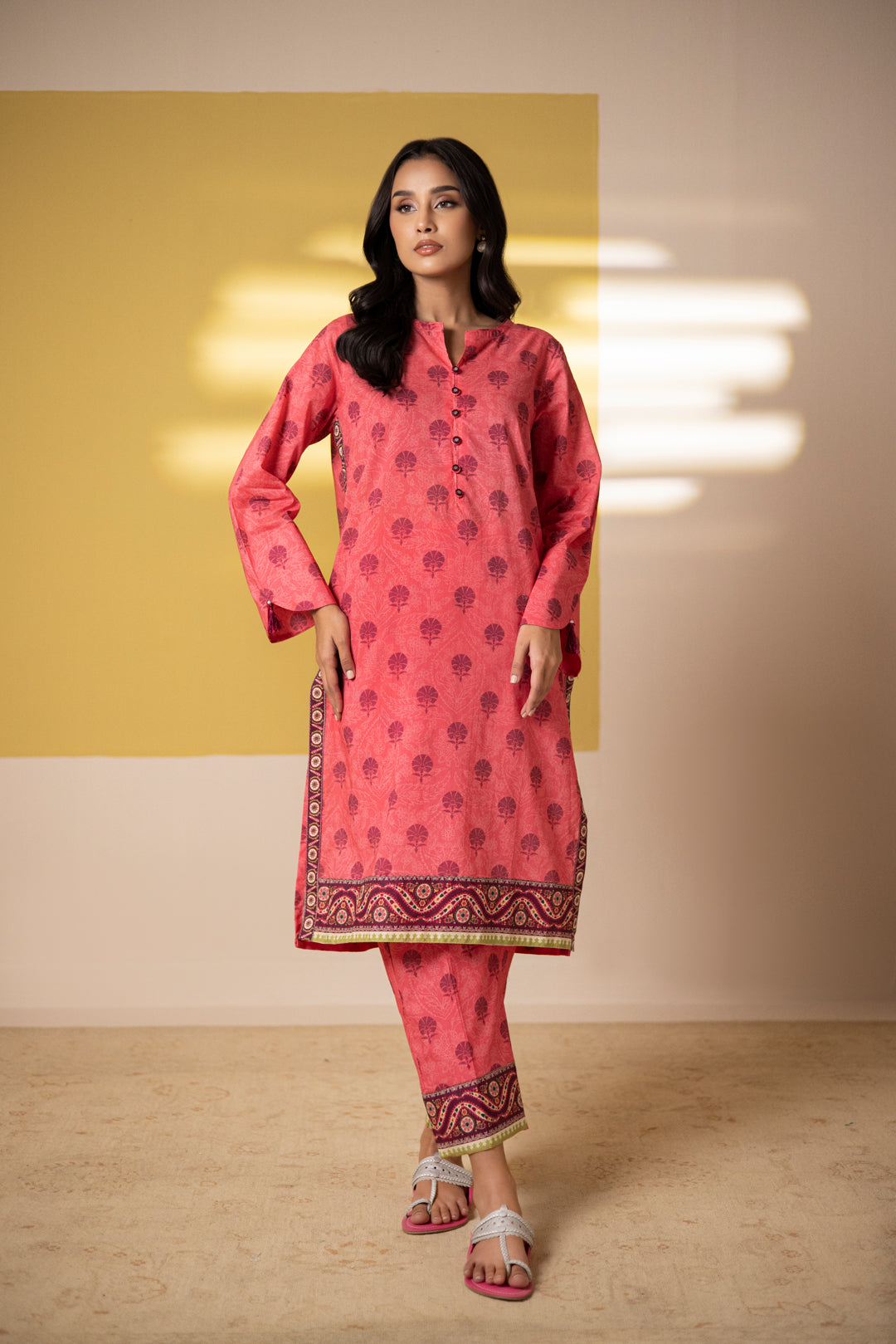 Zellbury | Summer Pret | Kurta Trouser - 1478 -  Zellbury Women Essential Pret - Original Designer Dress - House of Maryam
