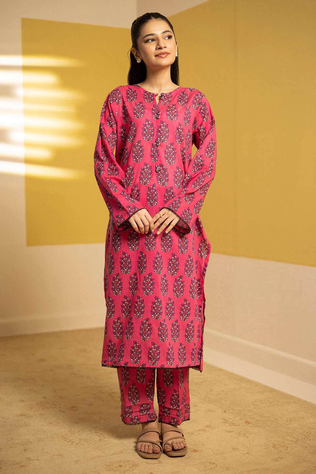 Zellbury | Summer Pret | Kurta Trouser - 1483 -  Zellbury Women Essential Pret - Original Designer Dress - House of Maryam