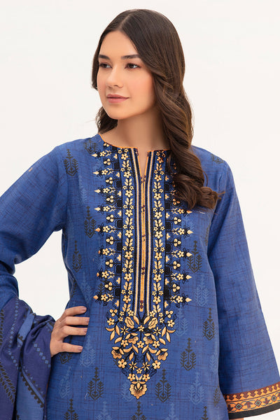 Zellbury | Winter Pret | Kurta Dupatta - 0755 -  Zellbury Women Essential Pret - Original Designer Dress - House of Maryam