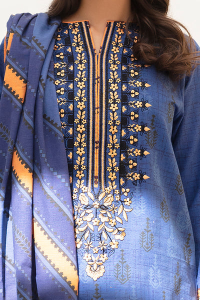 Zellbury | Winter Pret | Kurta Dupatta - 0755 -  Zellbury Women Essential Pret - Original Designer Dress - House of Maryam