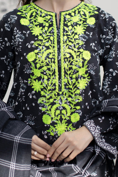 Zellbury | Winter Pret | Embroidered Kurta Dupatta - 1525 -  Zellbury Women Essential Pret - Original Designer Dress - House of Maryam
