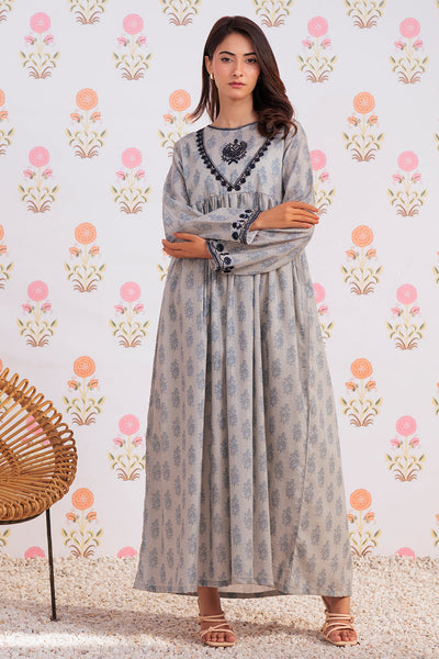 Zellbury | Winter Pret | Embroidered Kurta - 2909 -  Zellbury Women Essential Pret - Original Designer Dress - House of Maryam